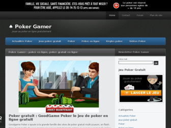 pokergamer.fr website preview