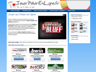 jouerpokerenligne.fr website preview