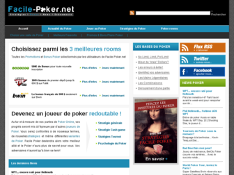 facile-poker.net website preview