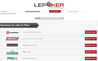 lepoker.fr website preview
