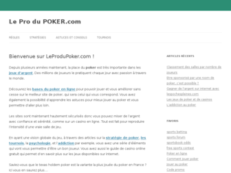 leprodupoker.com website preview
