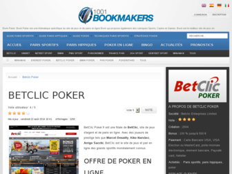 betclicpoker.fr website preview