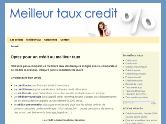 meilleur-taux-credit.com website preview
