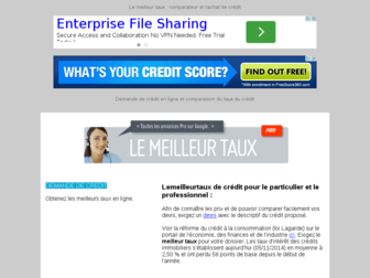 lemeilleurtaux.pro website preview