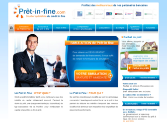 pret-in-fine.com website preview