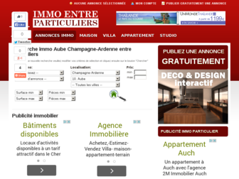 aube.immo-entre-particuliers.com website preview