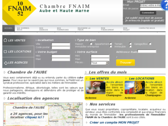 fnaim-aube.com website preview