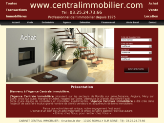 centralimmobilier.com website preview