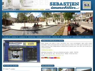 sebastien-immobilier-troyes.com website preview