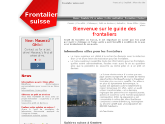 frontaliersuisse.net website preview