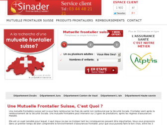 mutuellefrontaliersuisse.com website preview