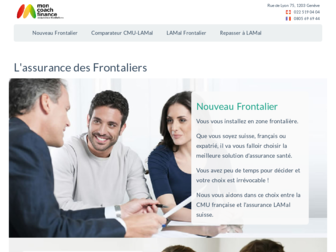 assurance-frontaliers.info website preview