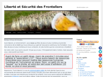 librefrontalier.com website preview
