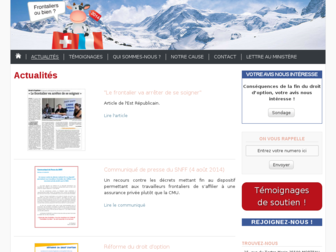 frontaliersoubien.org website preview