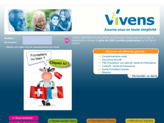 vivens.fr website preview