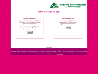 monespace.mutuelle-lafrontaliere.fr website preview