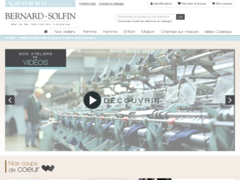 bernard-solfin.fr website preview