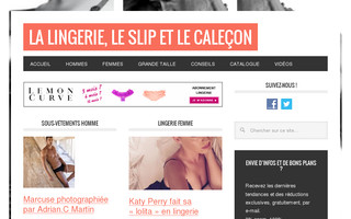 lingerie-slip-calecon.com website preview