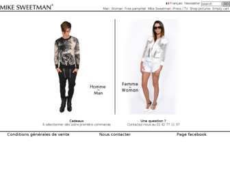 sweetman.fr website preview