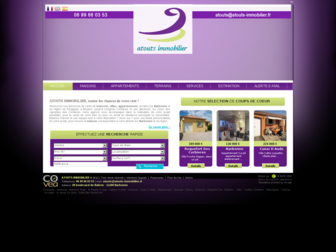 atouts-immobilier.fr website preview