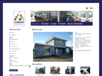 leboursicot-immobilier.com website preview