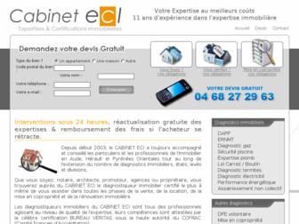 cabinet-eci.com website preview