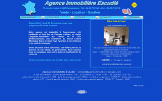 agence-escudie.com website preview