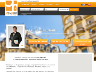 vuillemin.optimhome.com website preview