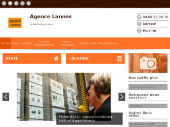 agence-lannes.com website preview