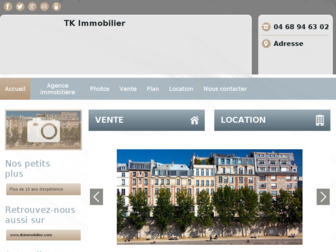 tk-immobilier.fr website preview