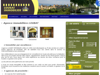 loubat-immobilier.com website preview