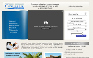immobilier-gruissan.fr website preview