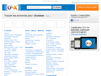 gruissan.olx.fr website preview