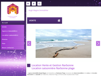 locationsaisonnierenarbonneplage.fr website preview