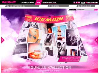 icemoon.fr website preview