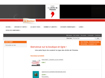 boutique.ldh-france.org website preview