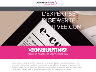 consulting.vente-privee.com website preview