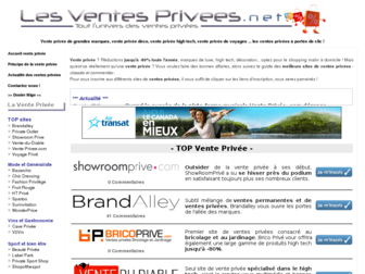 lesventesprivees.net website preview