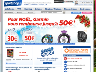 sportshop.fr website preview