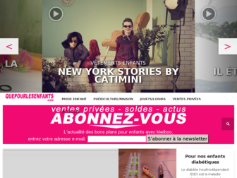 que-pour-les-enfants.com website preview