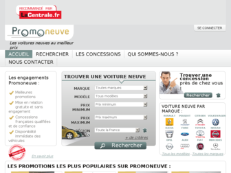 promoneuve.fr website preview