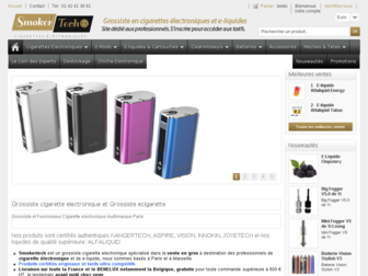 smokertech-grossiste-cigarette-electronique.fr website preview