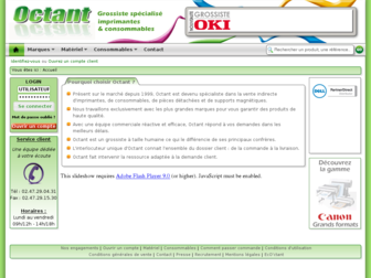 octant.fr website preview