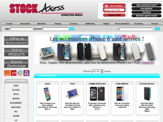 stockaxess.com website preview
