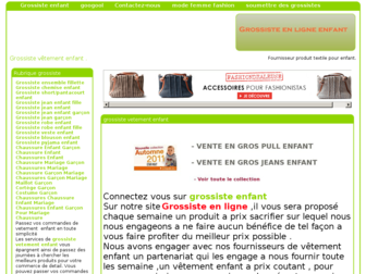 grossiste-en-ligne-enfant.com website preview