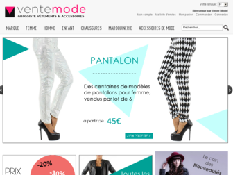 vente-mode.com website preview