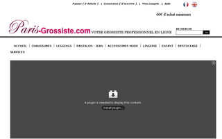 paris-grossiste.com website preview