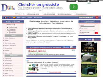 directdestock.com website preview