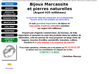 grossiste-marcassite.com website preview