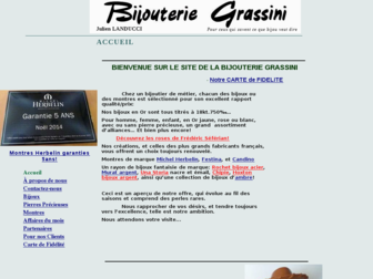 bijouteriegrassini.fr website preview
